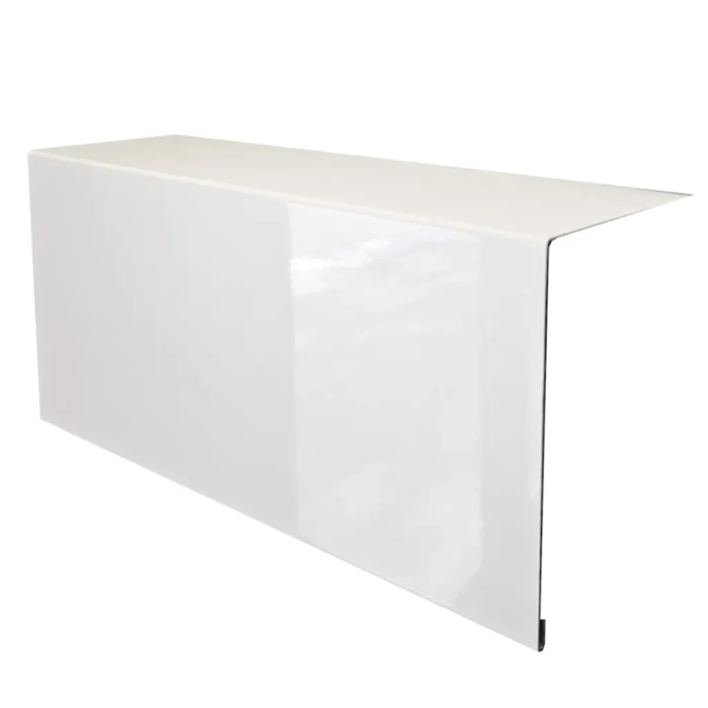 Alumínium zsaluzia védőlemez (Tok előlap, nem vakolható, Festés nélkül)